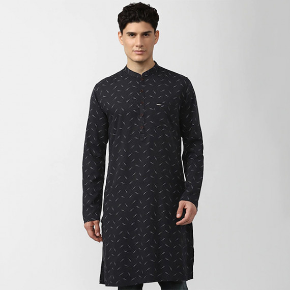 http://393881.2783915.xyz/products/men-black-geometric-printed-kurta-1