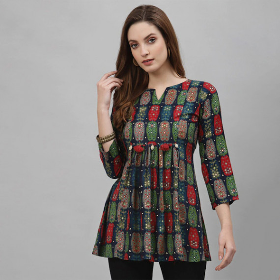 http://393881.2783915.xyz/products/blue-green-viscose-rayon-printed-tunic