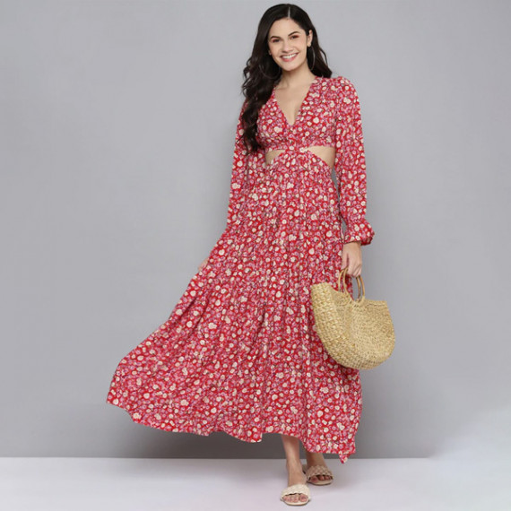 http://393881.2783915.xyz/products/red-beige-floral-waist-cut-out-maxi-dress