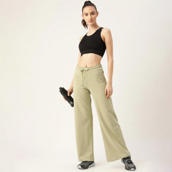 http://393881.2783915.xyz/products/women-olive-green-solid-cotton-wide-leg-track-pants