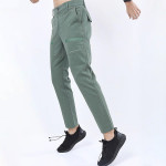 Men Green Cargos Trousers