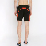 Men Black Printed Swim Shorts