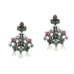 Silver Metal Jhumka Earring