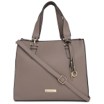 Brown Solid Shoulder Bag