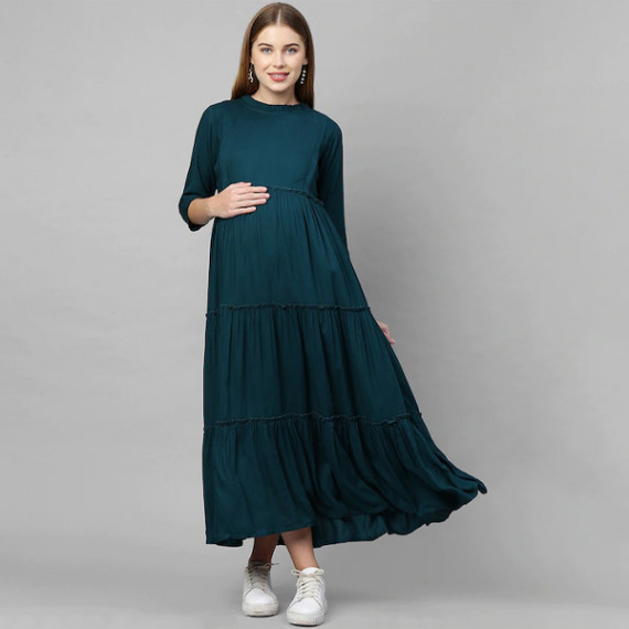 http://393881.2783915.xyz/products/teal-green-maternity-maxi-nursing-dress