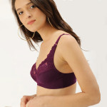 Burgundy Lace Non-Wired Non Padded Everyday Bra DB-BF-005C