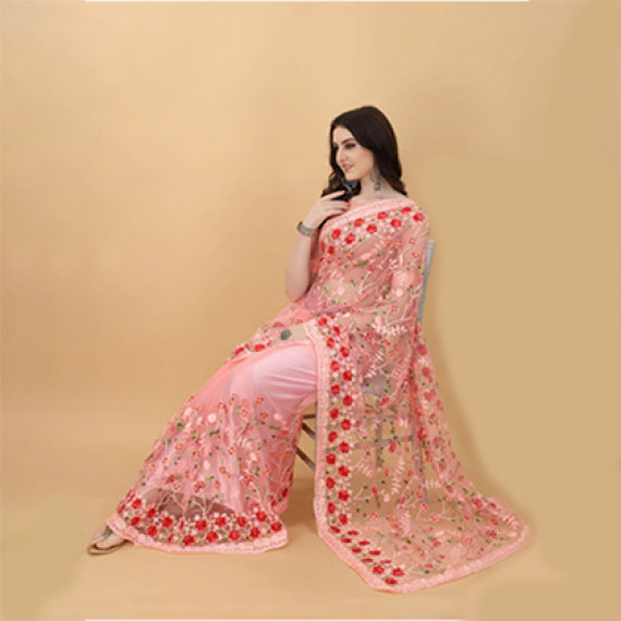 http://393881.2783915.xyz/products/pink-red-floral-embroidered-net-heavy-work-saree